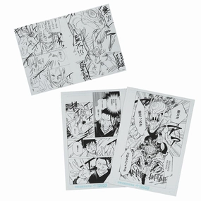 2 Genga manuscript prints & 1 name print: Yuta Okkotsu vs. Suguru Geto Jujutsu Kaisen Exhibition Kids Room