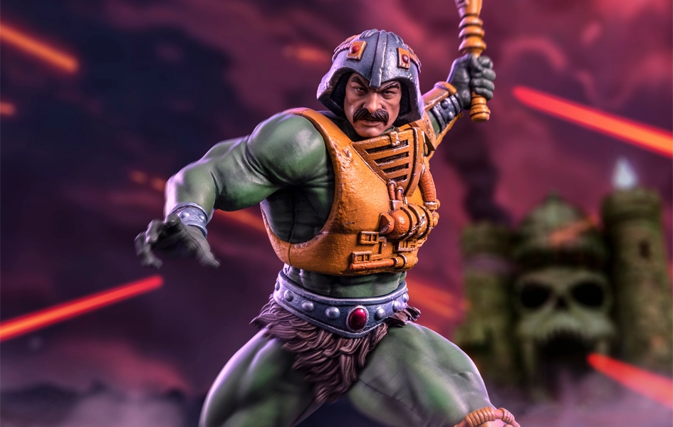 3D printed Masters of the Universe - Man-at-Arms BDS Art Scale 1/10