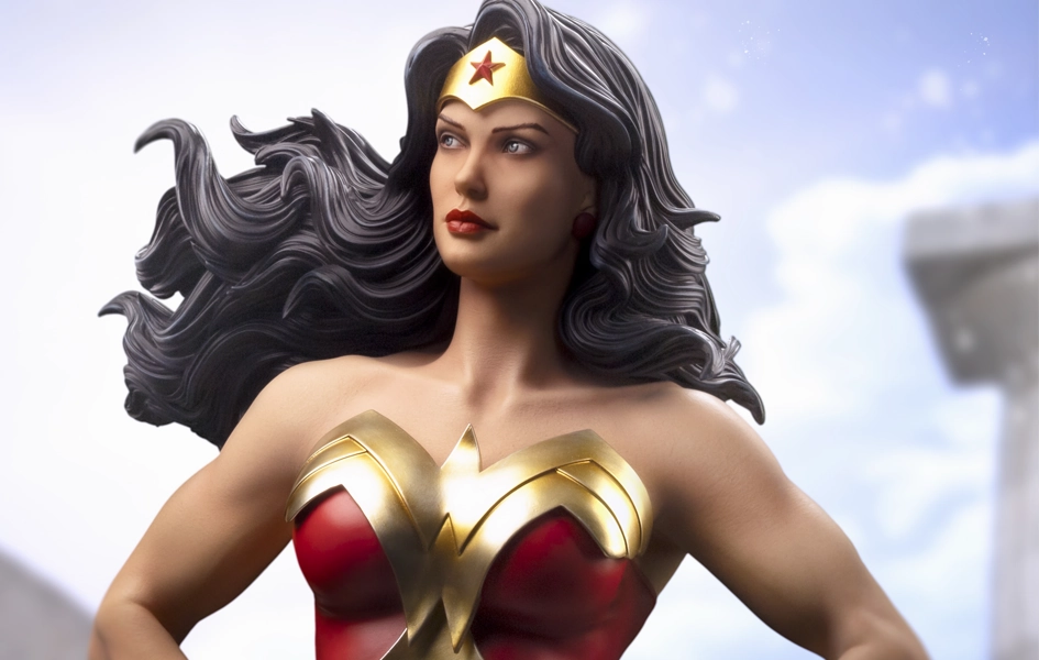 Themed Background Miniature World DC Trinity - Wonder Woman Legacy Replica 1/4