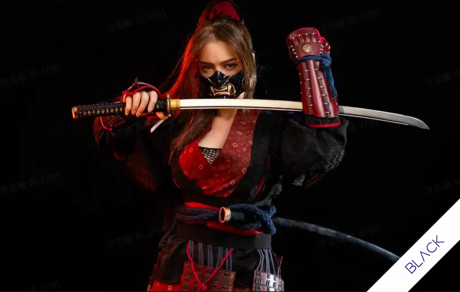 Limited Unit Paper Model Angel Force - Sakuya (Black Ed.) 1/3 Scale Figure