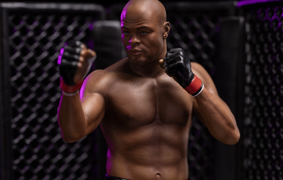 Chibi Object Interactive Toy Anderson "Spider" Silva (Signed Ver.) Deluxe Art Scale 1/10