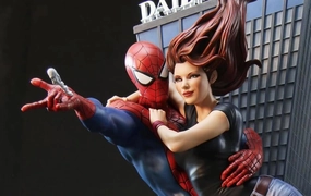 Mary Jane & Spider-Man 1/4 Scale Statue by XM STUDIOS Staff Pick People Model