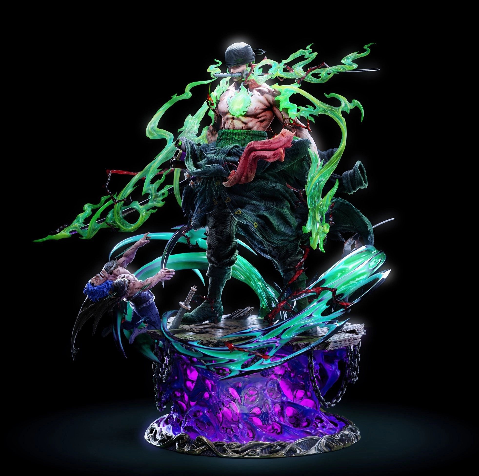 One Piece - Awakening Roronoa Zoro 1/4 Scale (Q ) Statue Posable Model Anime Product