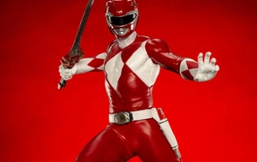 Red Ranger BDS Art Scale 1/10 Metallic Finish Vintage Theme
