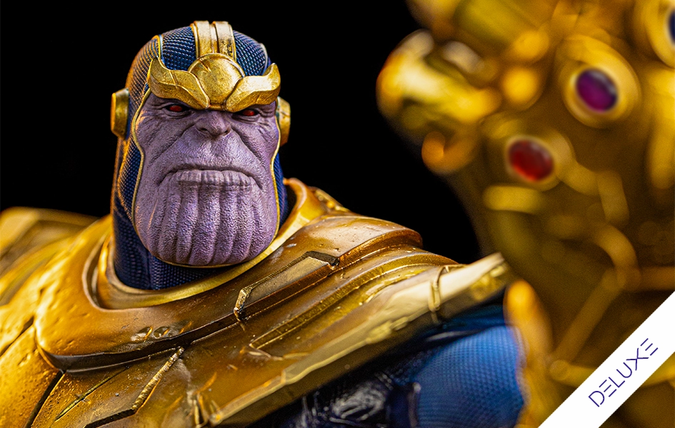 Thanos Infinity Gauntlet Diorama BDS Deluxe Art Scale 1/10 Hand Painted