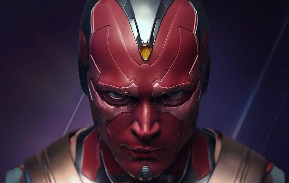 Minimalist Design Avengers: Infinity War - Vision Life-Size 1:1 Scale Bust