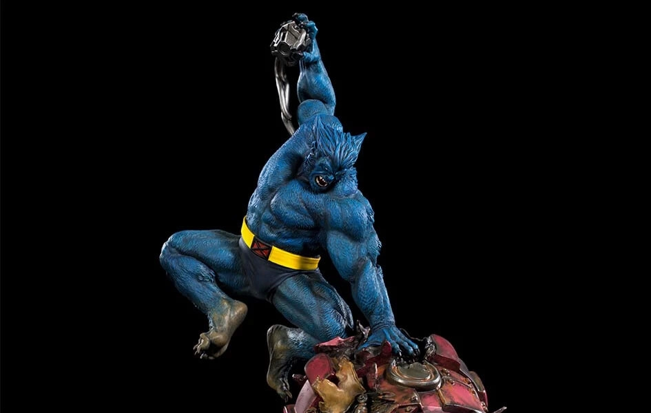Battle Diorama Series Beast Vs Sentinel Statue Rubber Toy