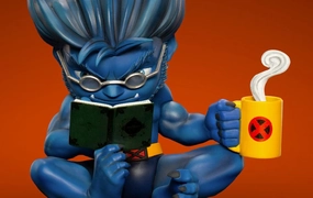 Beast MiniCo Statue Abstract Form Modern Technique