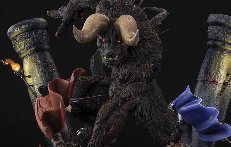 Berserk HQS  Guts & Griffith Vs. Zodd Statue PVC Hobby