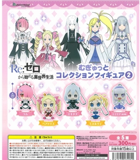 Collectors Item Movie Figure CP1180 Re:Zero kara Hajimeru Isekai Seikatsu Mugyutto Capsule Collection Figure 2