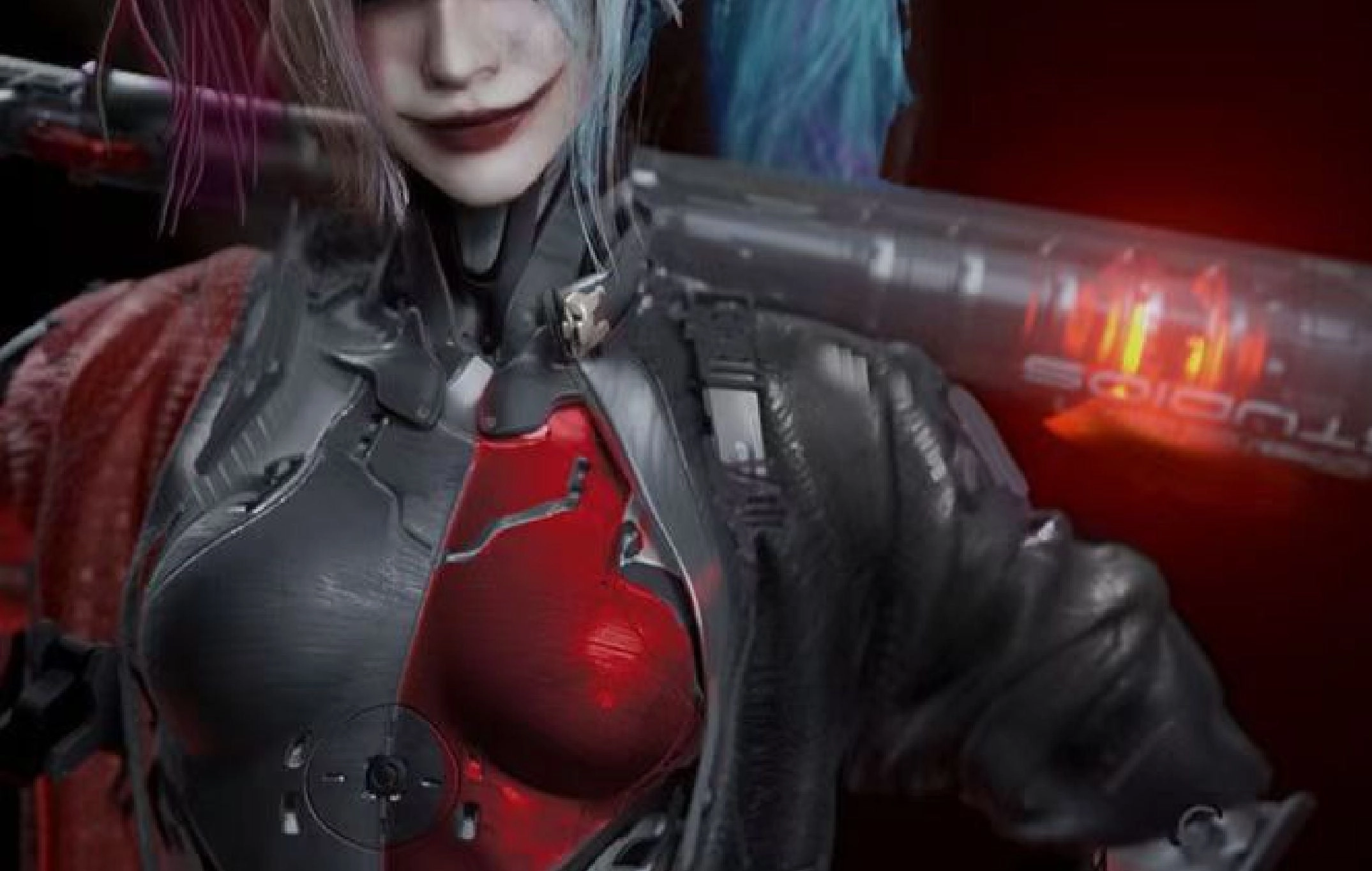 Educational Display Character Object Harley Quinn CyberPunk 1/3 Scale Statue