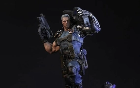Cable 1/4 Scale Statue STGCC Exclusive (DISPLAYED) PVC Product Gaming Sculpture