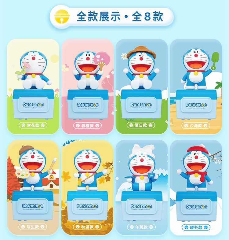 Doraemon Four Seasons Music Box Retail Package