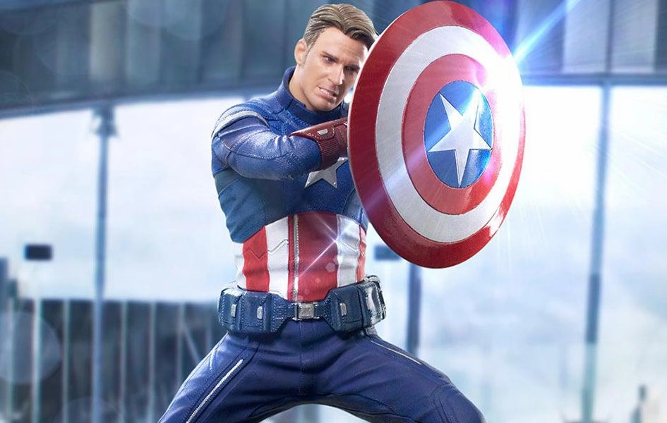 Premium Goods Chibi Toy Captain America 2023 BDS Art Scale Statue