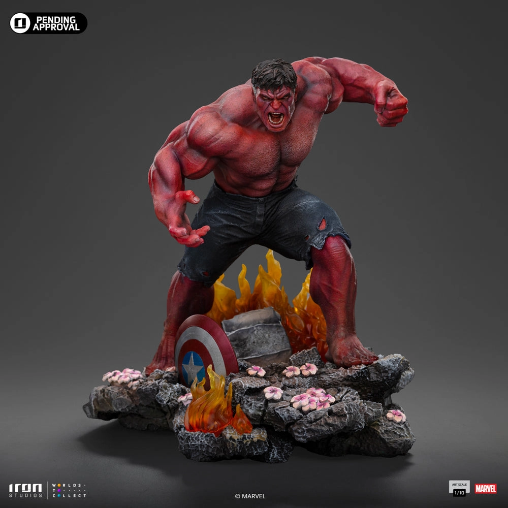 Captain America: Brave New World - Red Hulk Art Scale 1/10 Poseable Figure Custom Figure