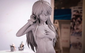 Chibi Creation Rebuild of Evangelion - Asuka Shikinami Langley Damaged Plugsuit 1/2 Scale Statue