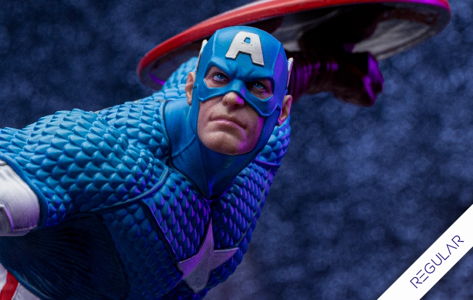 Desktop Toy Infinity Gauntlet Diorama - Captain America BDS Art Scale 1/10