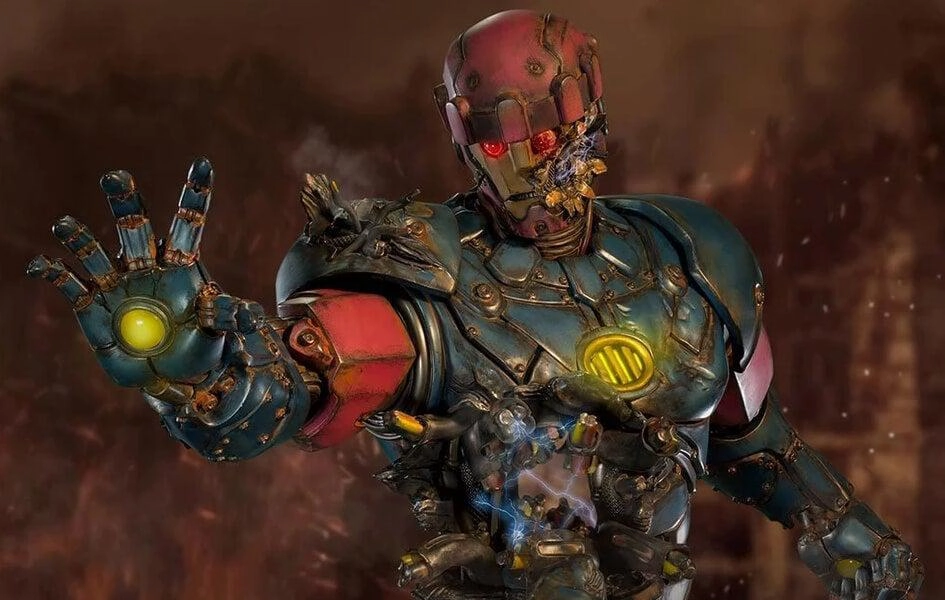 Sentinel #1 Deluxe BDS Art Scale 1/10 ?C Marvel Battle Diorama Series PVC Sculpture