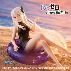 Re Zero Aqua Float Girls Figure Echidna Desk Decor Action Collectible