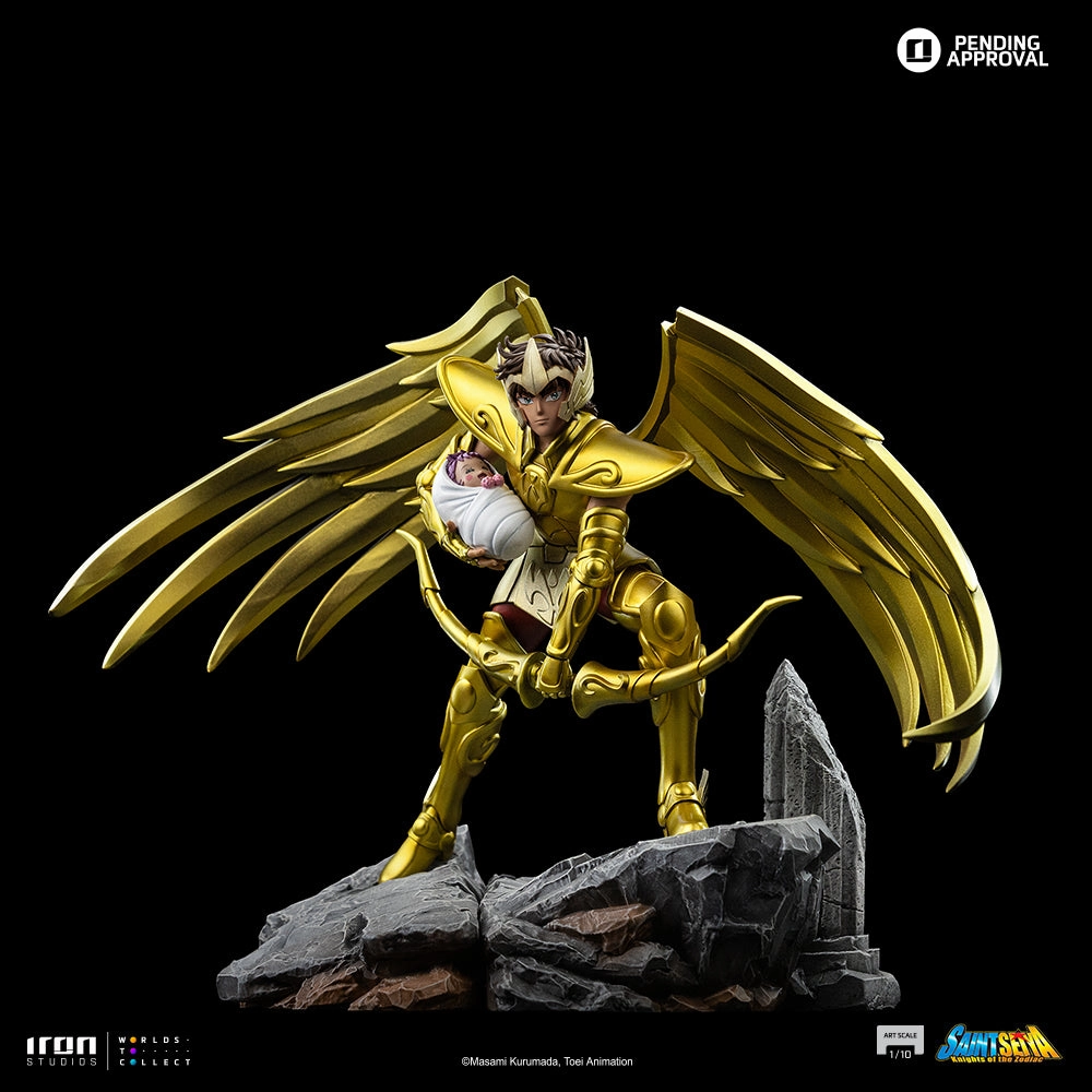 Luxury Collectible Global Shipping Saint Seiya - Sagittarius Aiolos Art Scale 1/10