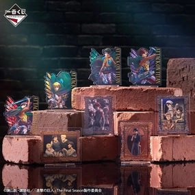Ichiban Kuji Attack on Titan The World Outside the Walls - F Prize Acrylic Stand B Complete Set of 8 Types Designer Merchandise