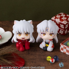 LOOK UP SERIES Inuyasha Inuyasha & Sesshomaru set??with gift: Cushion?? Museum Gift Action Collection