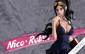 One Piece -  Women's Resonance Series - Nico Robin 1/4 Scale Statue Chibi Toy Gift Idea