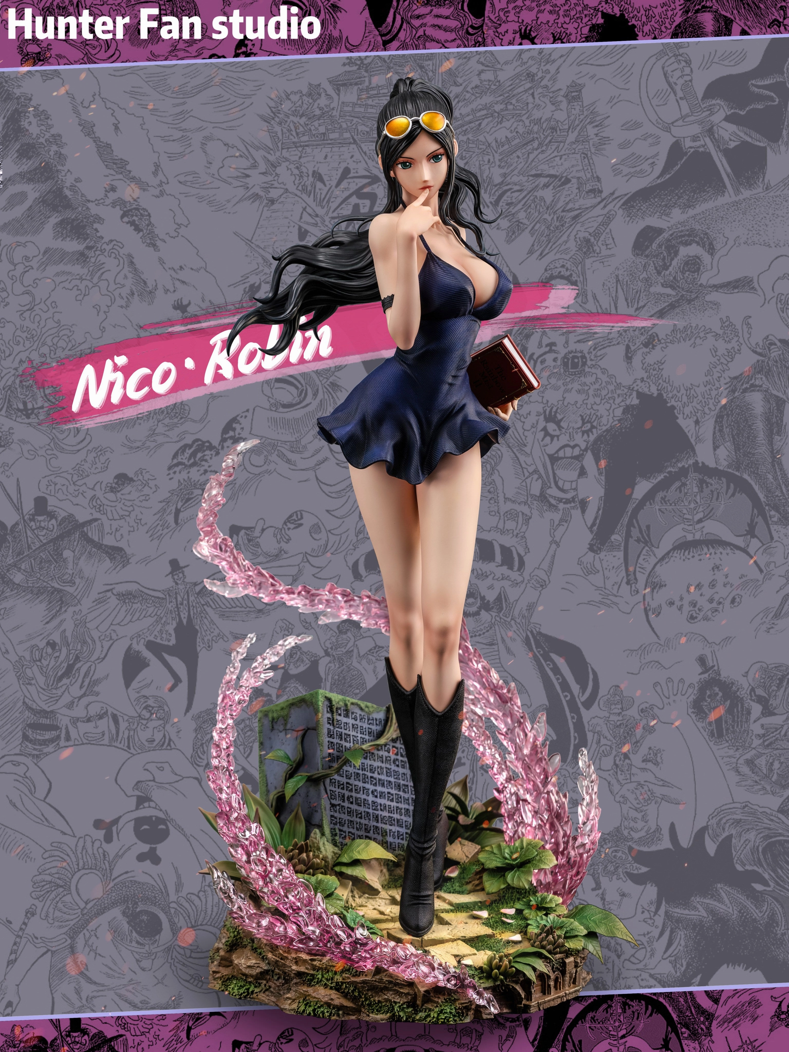 Retail Package One Piece -  Women's Resonance Series - Nico Robin 1/4 Scale Statue