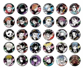Collection badges (30 types in total/1 random type included) Ver.B Jujutsu Kaisen Exhibition Indie Game