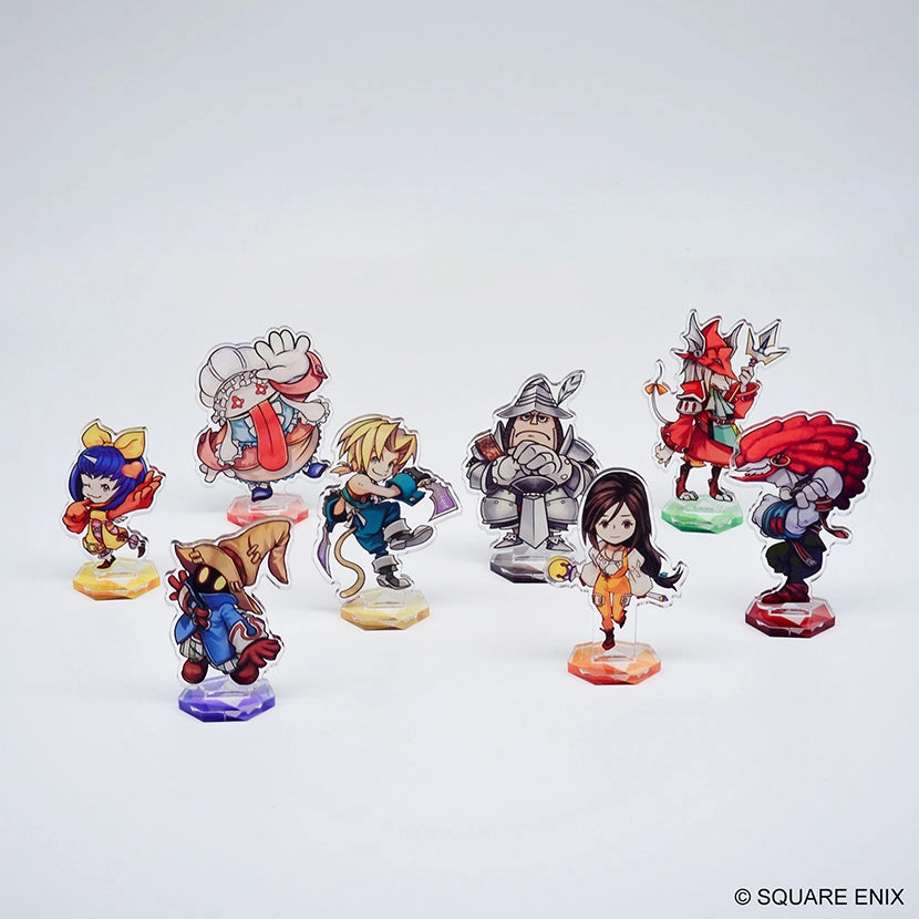 Dorm Room Gift For Him Final Fantasy IX Acrylic Stand - Mini Acrylic Stand Collection Complete Set of 8 Types