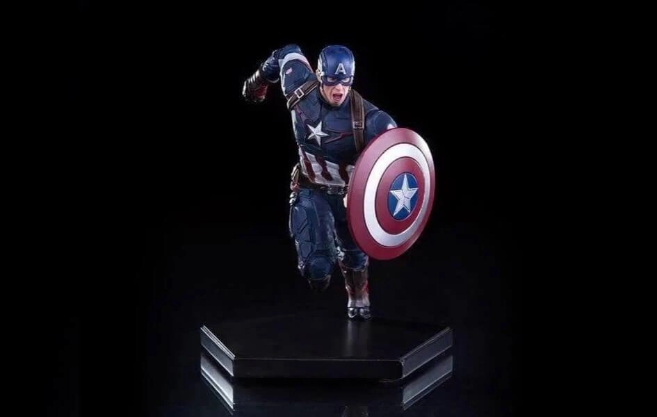 Captain America Age Of Ultron 1/10 Scale Statue by Iron Studios Action Piece Miniature Hobby