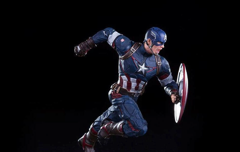 Captain America Age Of Ultron 1/10 Scale Statue by Iron Studios Christmas Ornament Glow In Dark