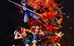 One Piece - Bond (Luffy, Ace, and Sabo) 1/6 Scale Statue Vinyl Product Community Pick