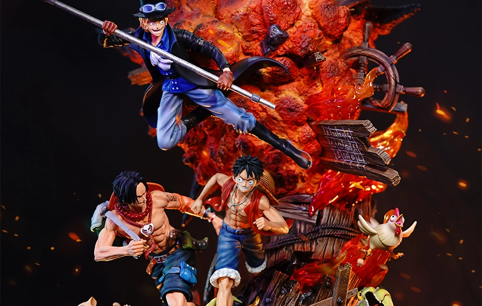 One Piece - Bond (Luffy, Ace, and Sabo) 1/6 Scale Statue Vinyl Product Community Pick