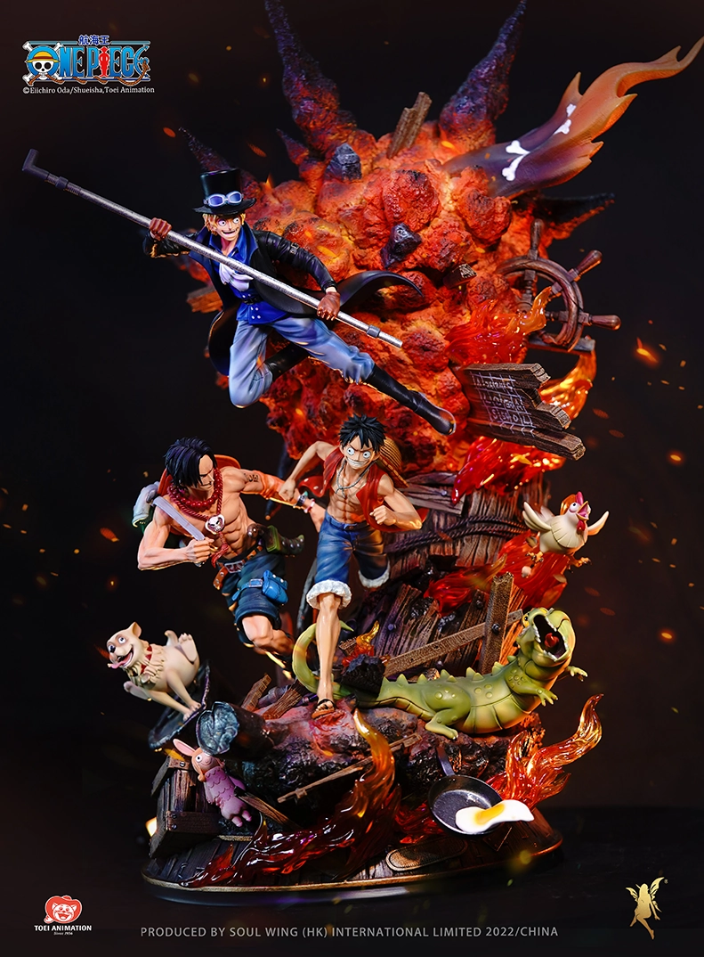 Narrative Display One Piece - Bond (Luffy, Ace, and Sabo) 1/6 Scale Statue