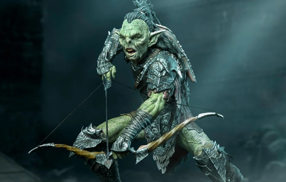 Handicraft Item Paper Model Archer Orc BDS Art Scale 1/10 - Lord of the Rings