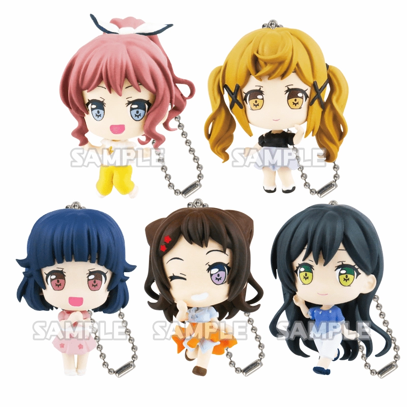 CP0479 - BanG Dream! Girls Band Party! Collection Figure Poppin'Party - Complete Set Durable Material Toy Sculpture
