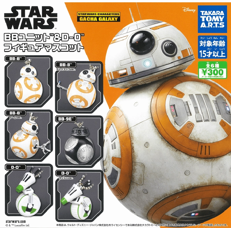 CP0660 - Star Wars BB Unit Figure Mascot - Complete Set Wildlife Replica