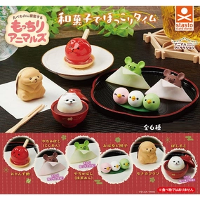 Amateur Hobby CP2765 Animal Attraction Mochiri Animals Japanese Sweets for Dusty Time