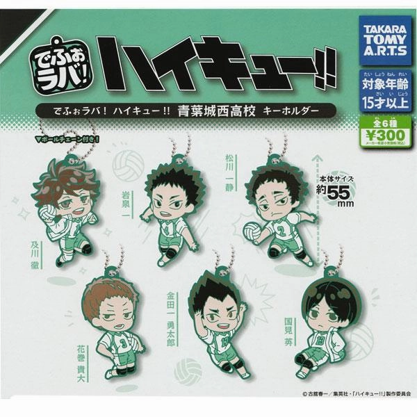 CP2958 Defo mule ! Haikyuu ! ! Aoba Josai High School Keychain People's Choice