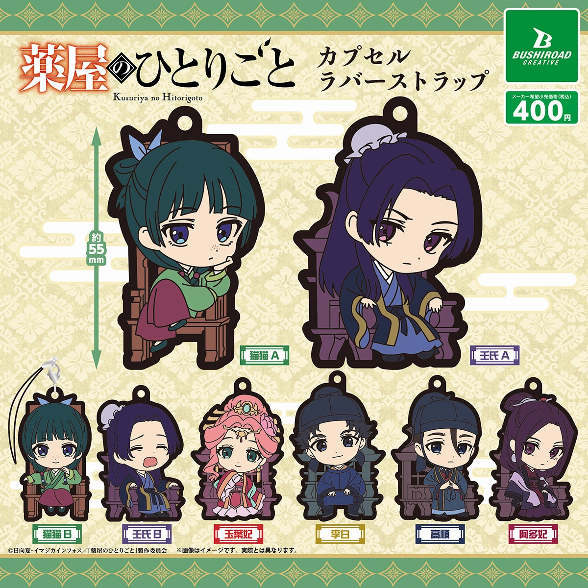 CP3085 The Apothecary Diaries Capsule Rubber Strap (rerun) Engineering Toy Animation Cel