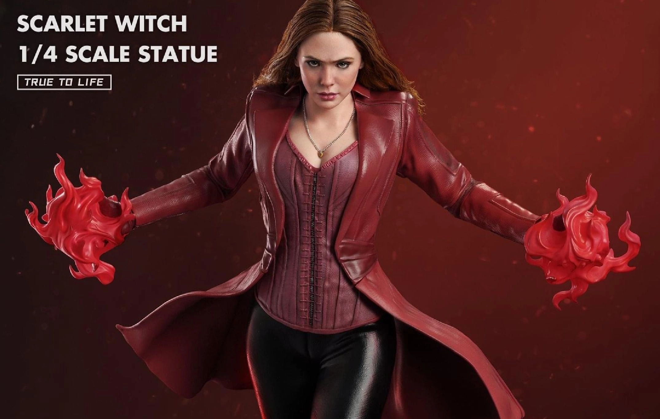 Movie Unit Scarlet Witch (Elizabeth Olsen) 1/4 Scale Hyperreal Statue