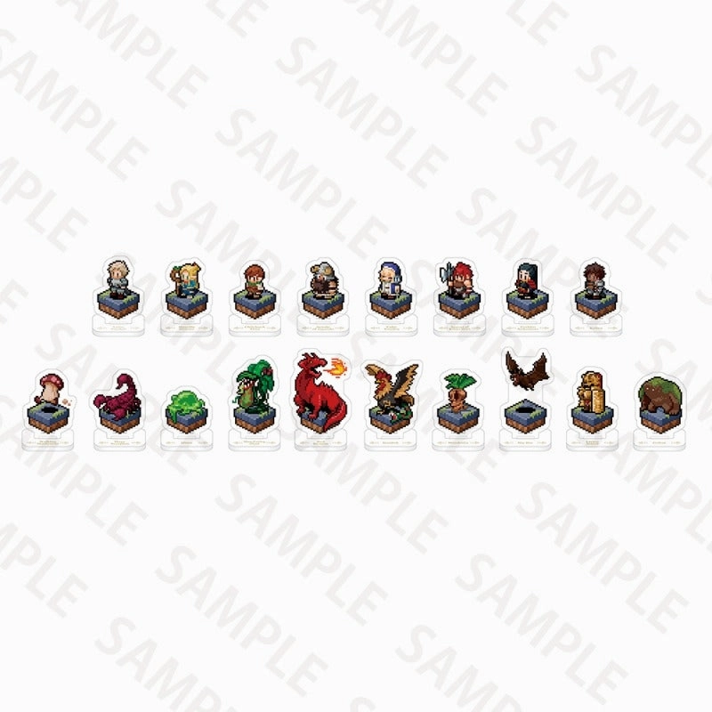 Vintage Model Fabric Figure Delicious in Dungeon Pixel Art Petit Vignette Collection