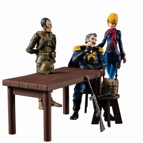 Mobile Suit Gundam G.M.G. (Gundam Military Generation) Principality of Zeon Team Ramba Ral set ( with gift : extra props ) Vinyl Goods Character Showcase