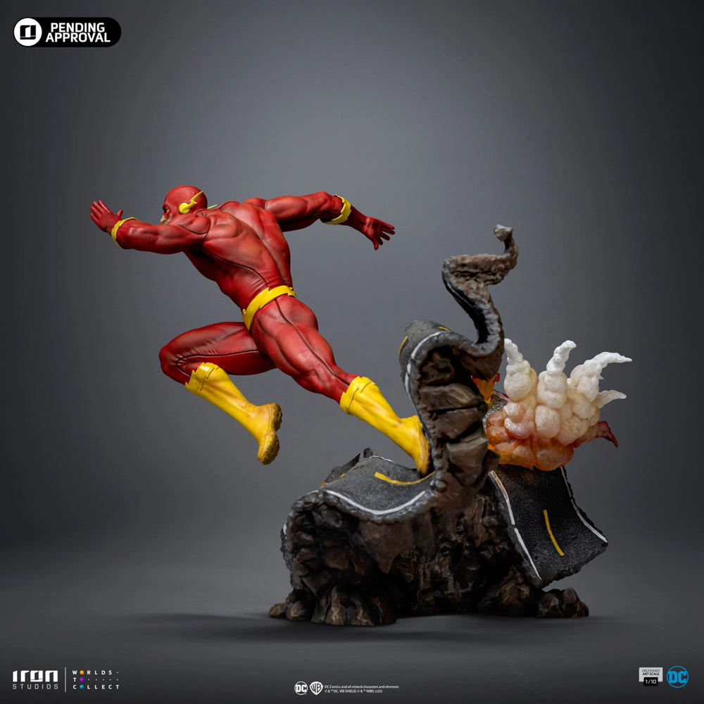 Auction Item Anniversary Present DC Comics Series #9 - Flash Unleashed Art Scale 1/10