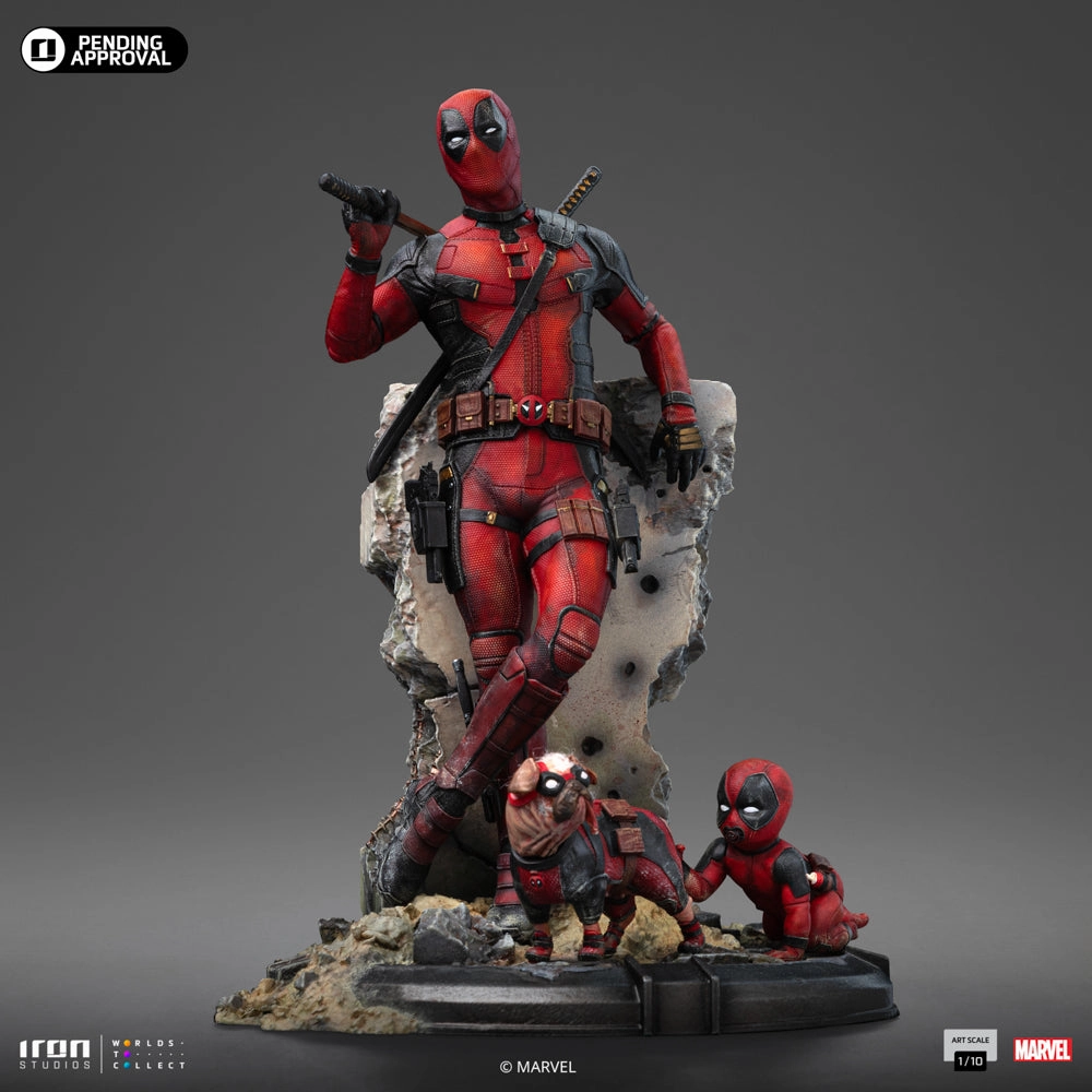 Collection Showcase Retail Package Deadpool & Wolverine - Deadpool Art Scale 1/10
