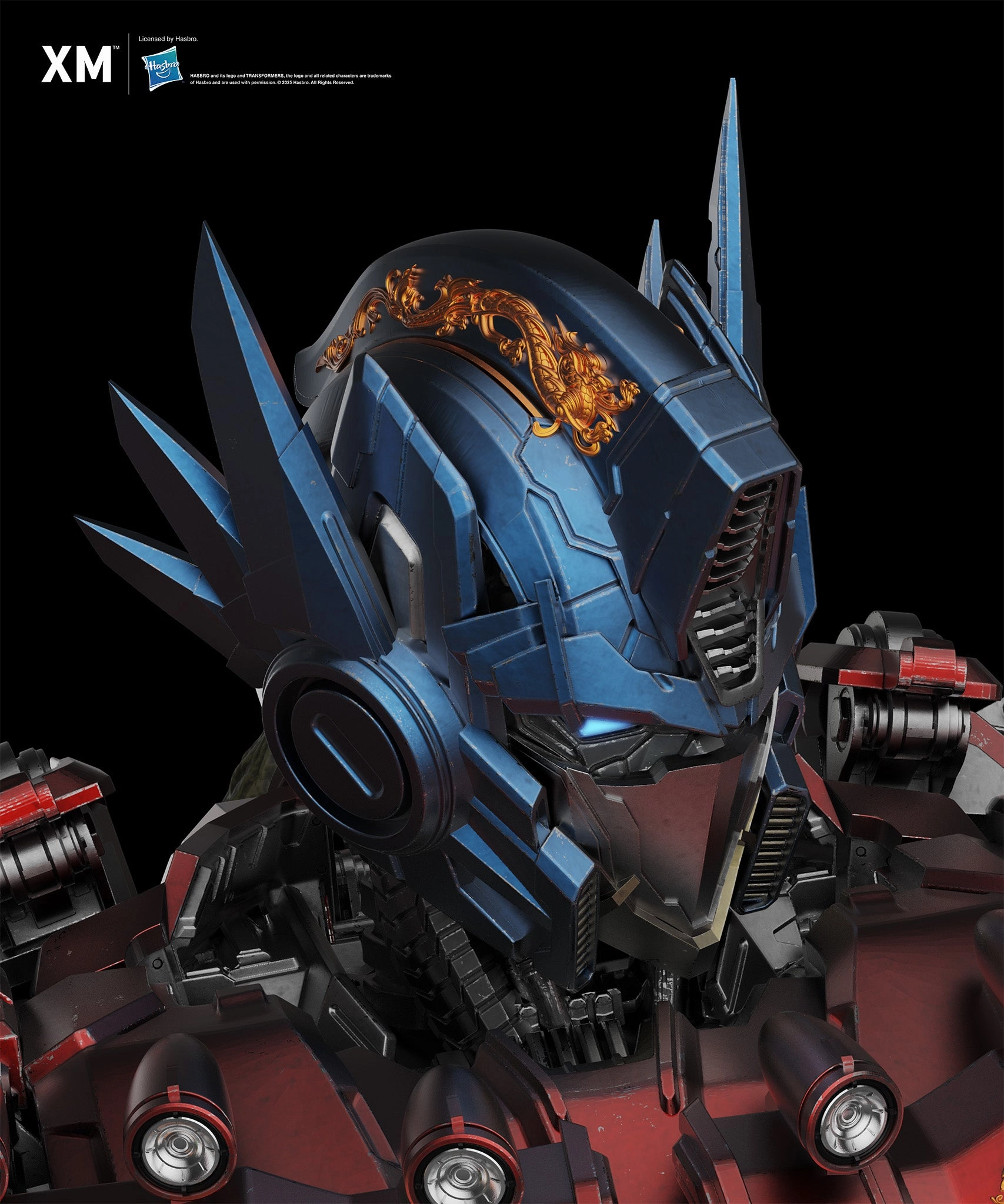 Robot Sculpture Transformers - Optimus Prime - Azure Dragon (Regular) 1/10 Scale Statue