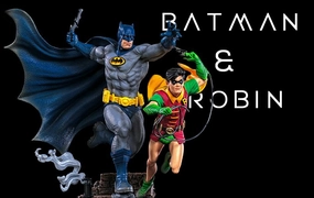 Collectible Product Batman & Robin Deluxe Art Scale Statue