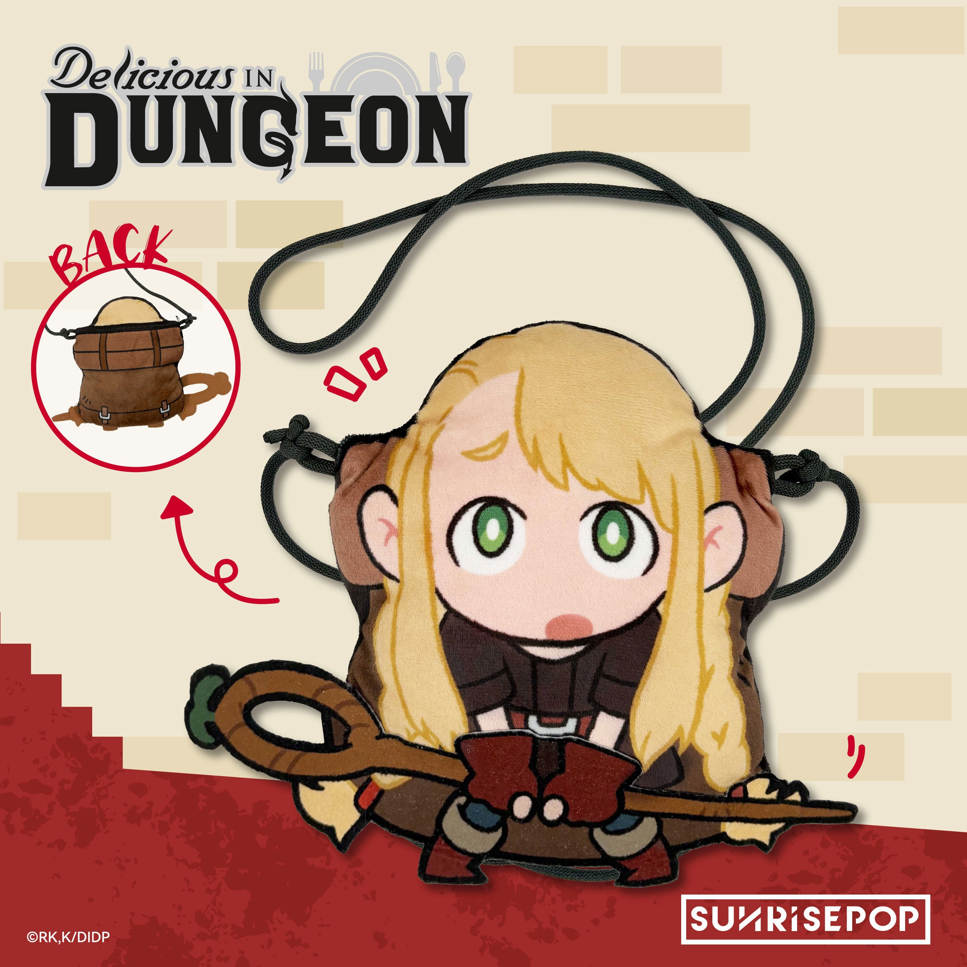Delicious in Dungeon Bag Marcille Level Up Beat Keeping