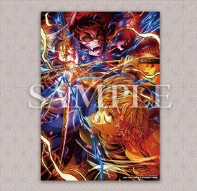 Demon Slayer Kimetsu no Yaiba Mugen Castle Arc Chapter 1: Akaza Returns - Pamphlet 5th Edition 5th key visual illustration board Detailed Sculpture Movie Product